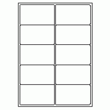 533 - Label Size 99mm x 57mm - 10 labels per sheet